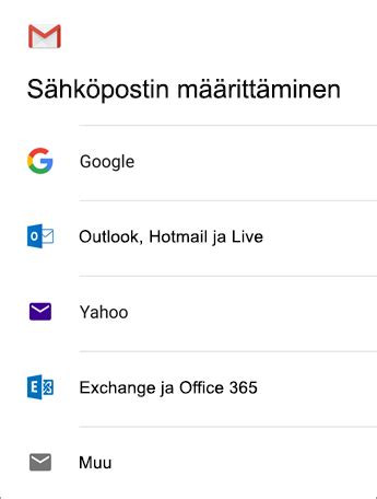 Microsoft 365: Sähköpostin asennus Android.
